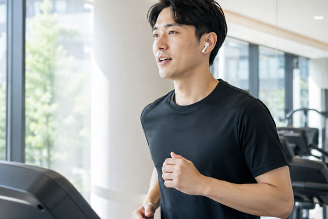 運動中